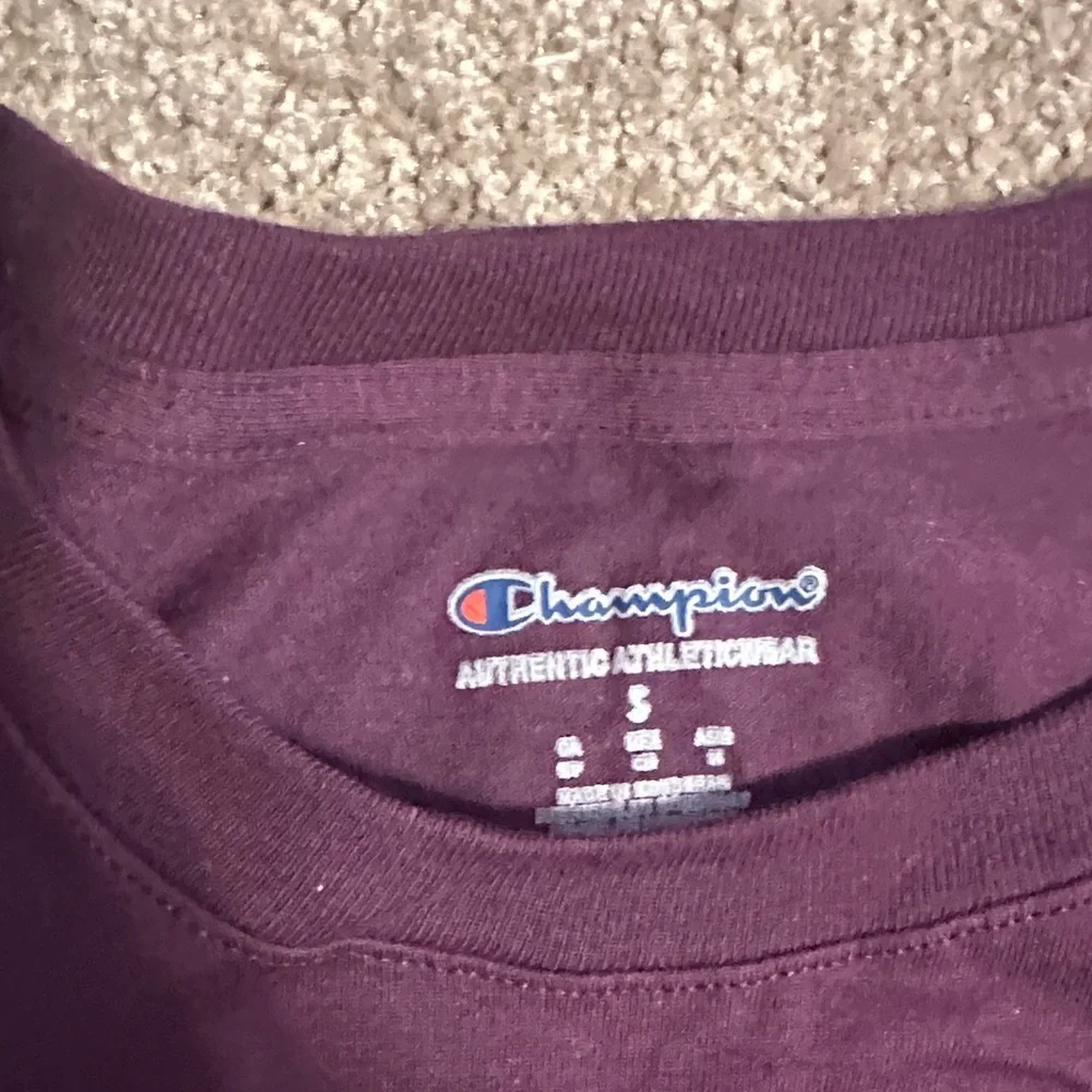 Champion Men's Dark Purple Short Sleeve Tee - Picture 2 of 4